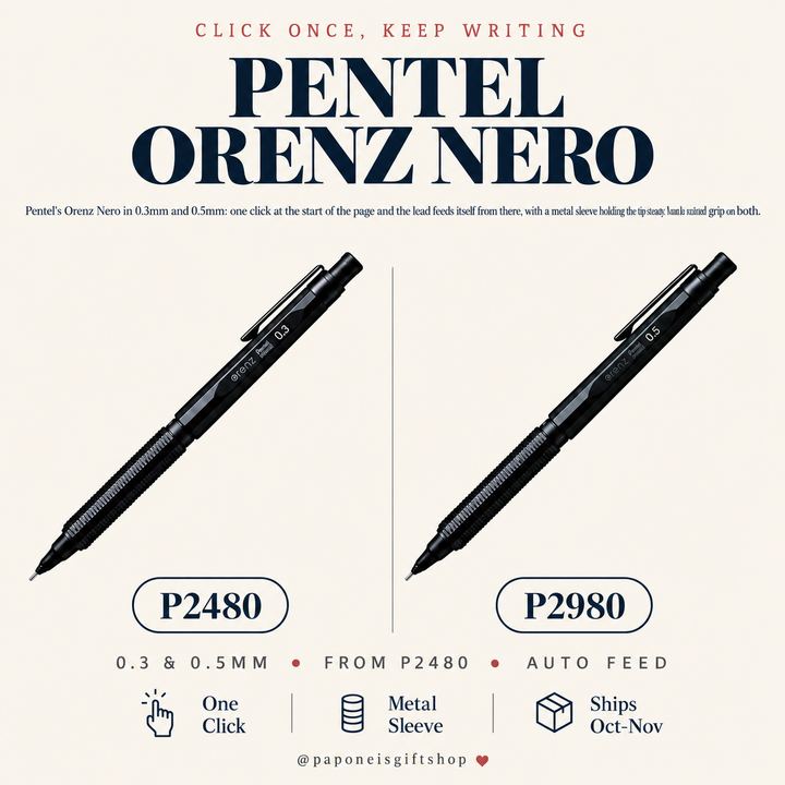 Pentel Orenz Nero