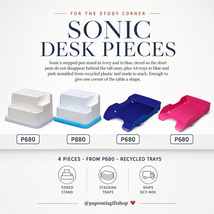 Sonic Desk Pieces