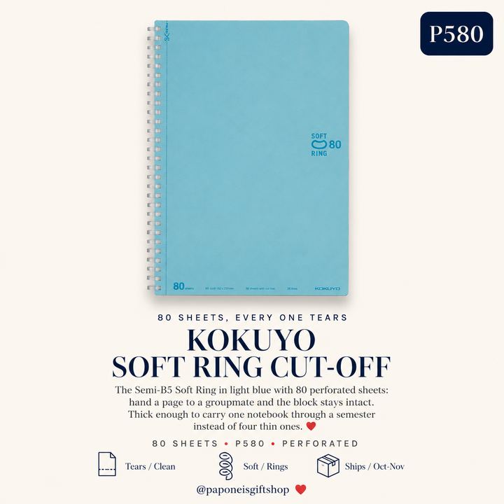 Kokuyo Soft Ring Cut-Off